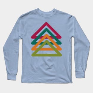 Triangles colorful Long Sleeve T-Shirt